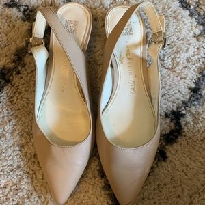 Classy Nude Flat, Tiny Heel